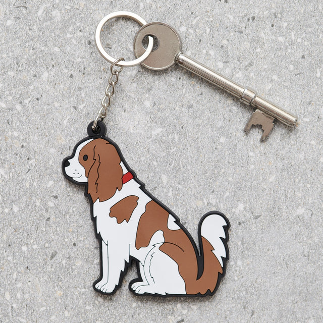 cavalier-king-charles-dog-keyring-sweet-william