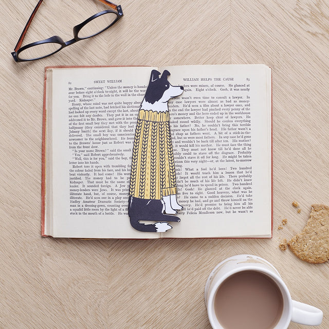 border-collie-bookmark-sweet-william