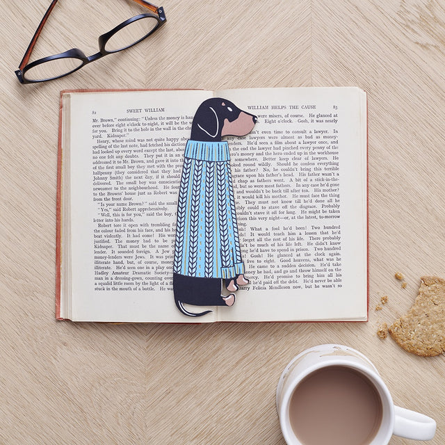 dachshund-bookmark-sweet-william