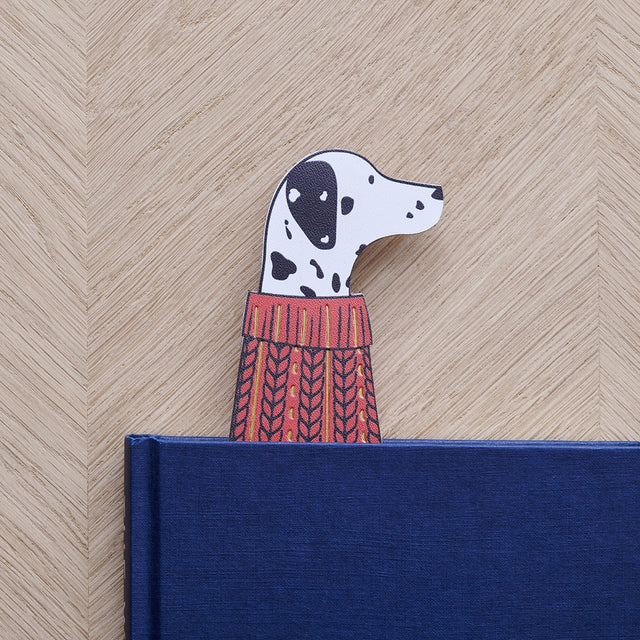 dalmatian-bookmark-sweet-william