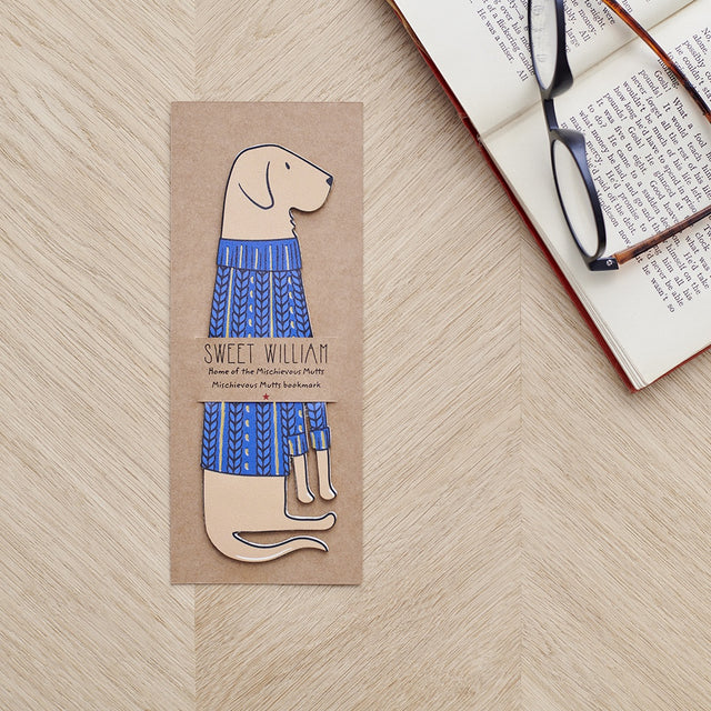 fox-red-labrador-bookmark-sweet-william