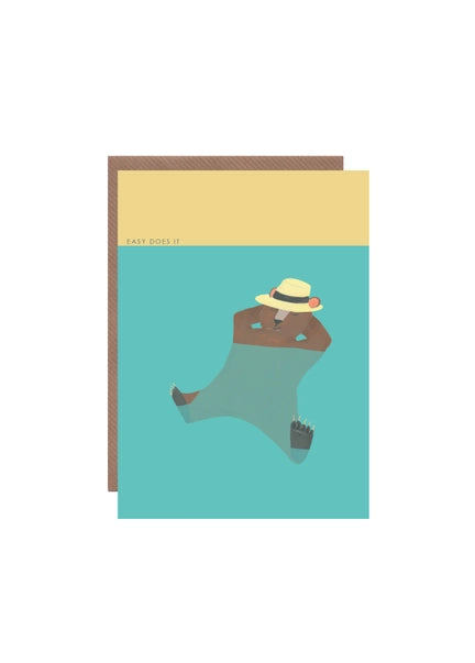 bear-in-pool-easy-does-it-greeting-card-hutch-cassidy