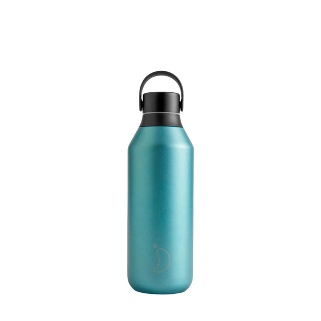 Chilly's Series 2 Water Bottle 500ml: Atlantis Matte Metallic