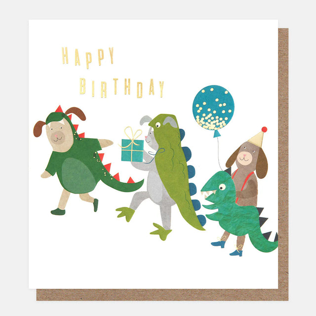 dinosaur-dogs-dressing-up-greeting-card-caroline-gardner