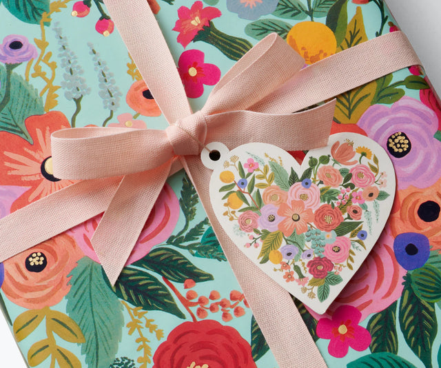 Garden Party Floral Heart Gift Tags - Rifle Paper Co