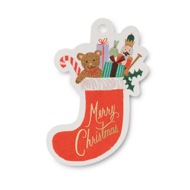 Nutcracker Stocking Gift Tag Pack