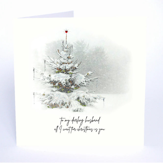 darling-husband-snow-covered-tree-christmas-card-five-dollar-shake