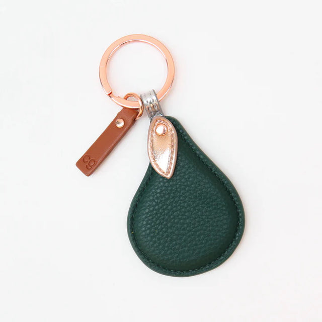 Pear Green & Rose Gold Keyring