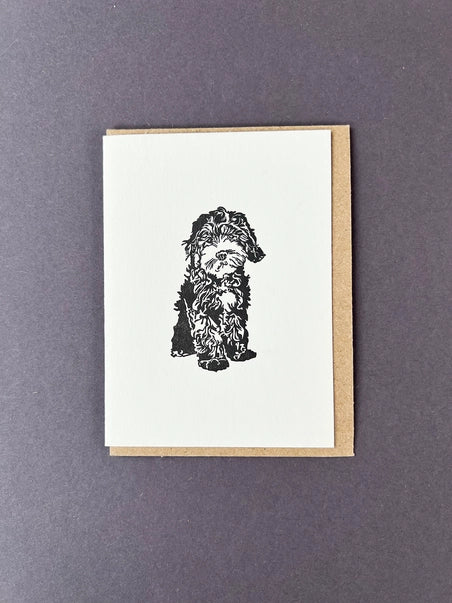 cockapoo-puppy-mini-notes-letterpress-card-penguin-ink