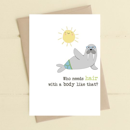 who-needs-hair-with-a-body-like-that-greeting-card-dandelion-stationery