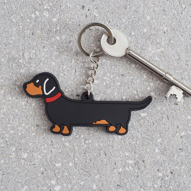 Dachshund Sausage Dog Keyring - Sweet William