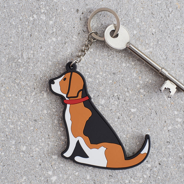 Beagle Dog Keyring - Sweet William