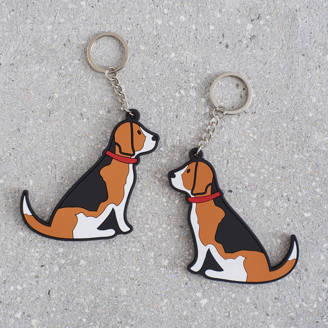 Beagle Dog Keyring - Sweet William