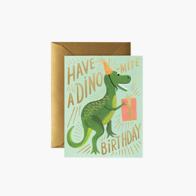 Dino-Mite Children's Birthday Card - Caroline Gardner